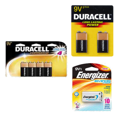9V BATTERIES