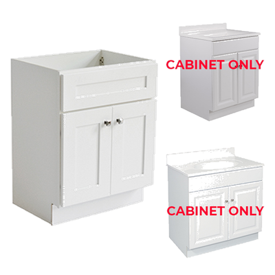 VANITIES UNASSEMBLED