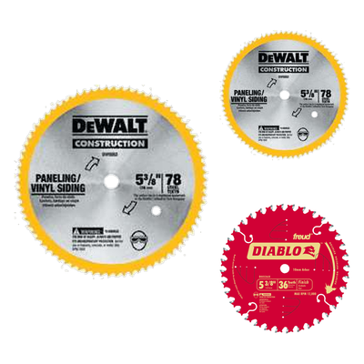 LESS THAN 5-1/2" BLADES