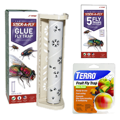 FLY TRAPS & SWATTERS
