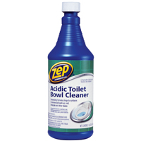 Professional Acidic Toilet Bowl Cleaner, 32 oz Blue Liquid