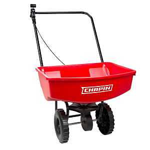 65 lb Lawn Spreader with SureSpread Technology and 30 Gate Settings