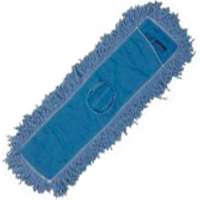 DUST MOP HEAD POLYES BLUE 36IN