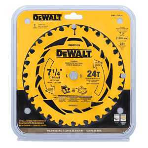 7-1/4 in 24T Carbide Circular Saw Blade with 5/8 in Arbor