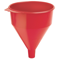 FUNNEL PLASTIC RED 6QT 9X11IN