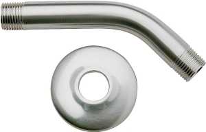 SHOWER ARM-FLANGE CHROME 6IN