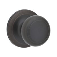 Cove Passage Door Knob, Venetian Bronze Finish