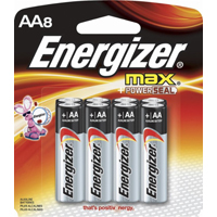 BATTERY ALKALINE MAX 8 PACK/AA