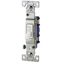 SWITCH TOGGLE 15A 120VAC WHITE