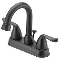 4 in Centers 2-Handle Lavatory Faucet, Venetian Bronze