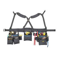 Framing Master 28-Pocket Framer Tool Belt Combo Rig, Black