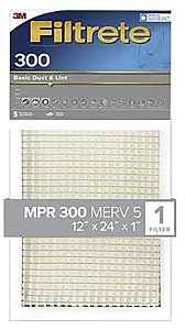 Dust & Lint Air Filter 12x24x1