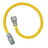 BRASSCRAFT CSSL54-48 STRAIGHT  GAS CONNECTOR  1/2 IN