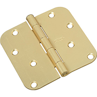HINGE DOOR 3-1/2 5/8 RC BRASS