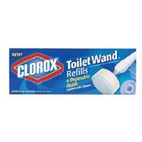 Toilet wand disinfecting refill heads, blue fragranced liquid (6 ct)