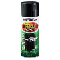 PAINT SPRAY HI HEAT BLACK 12OZ