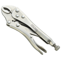 10 in Curved Jaw Locking Pliers with Wire Cutter, Rust-Resistant