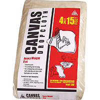 CLOTH DROP CANVAS HVYWT 4X15FT