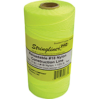 TWINE #18X1000FT FLU YEL BRAID