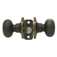 Juno Keyed Entry Door Knob, Venetian Bronze Finish
