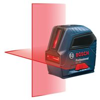 Self-Leveling Cross-Line Laser with Magnetic L Bracket, 50 ft Range