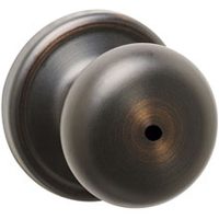 Juno Privacy Door Knob, Venetian Bronze, Fits 1-3/8 to 1-3/4 in Doors