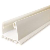 White Vinyl Door Bottom Seal 36 in for 1-3/4 in Doors