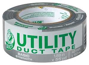Utility Duct Tape Silver 1.88 in x 55 yd