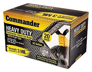 Heavy Duty Contractor Cleanup Bag 42 Gallon 2 Mil Black