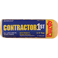 9 in x 3/4 in Nap Polyester Paint Roller Cover for Latex & Oil Paint