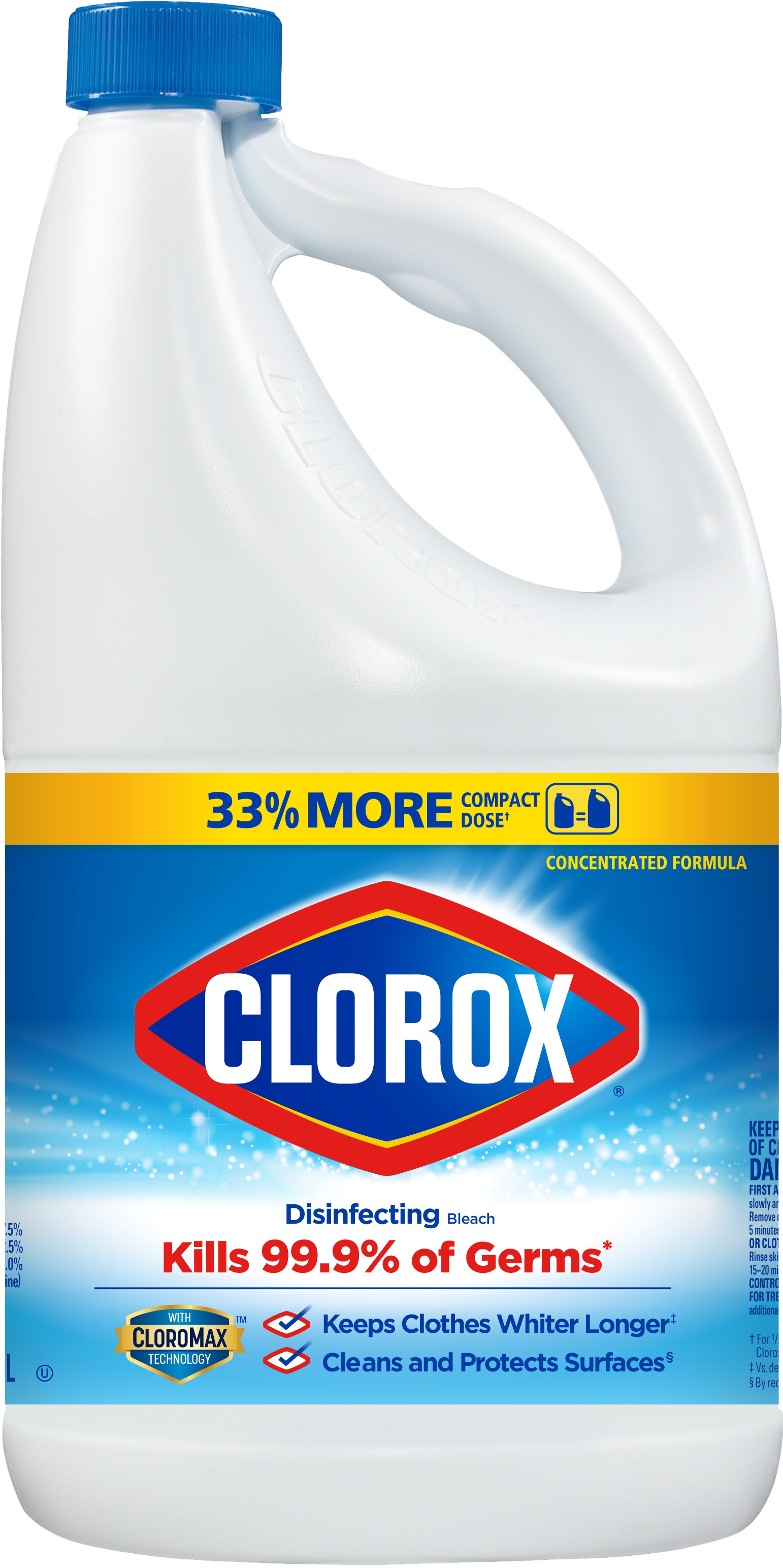 Regular Liquid Bleach with CLOROMAX, 81 oz