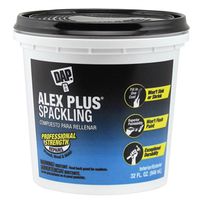 White Spackling Paste 32 fl oz Tub for Drywall & Plaster Repair