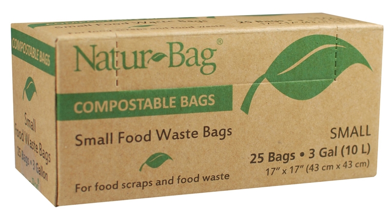 3 Gallon Compostable Trash Bags for Food Scraps & Organic Waste