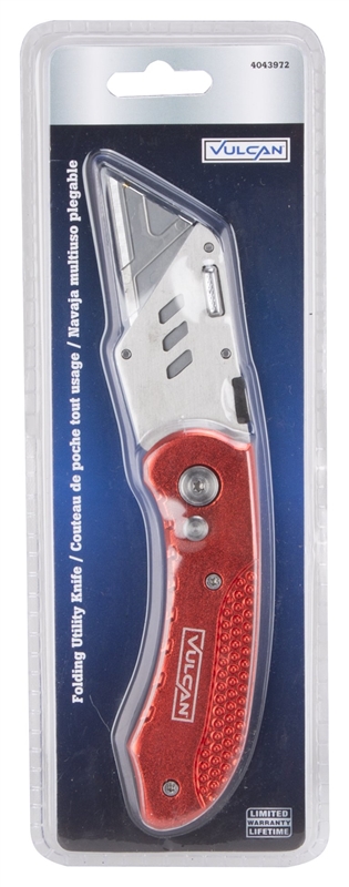 Folding Utility Knife, Aluminum