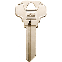 SC4D Key Blank for Schlage/Dexter, Nickel-Plated Brass