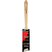 1-1/2 in Angle Sash Paint Brush with Wood Handle and Brass Ferrule