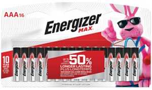 BATTERY ALKALINE MAX 16PK AAA