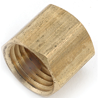 Brass Pipe Cap 1/4 in FIP Female NPT