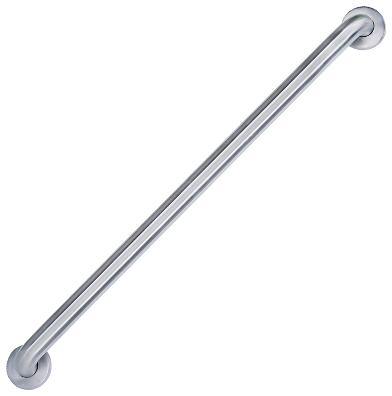 Straight Safety Grab Bar, Stainless Steel, 1-1/2 in Dia x 32 in