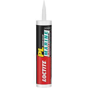 PL Marine Fast Cure Adhesive/Sealant, 10 oz Cartridge