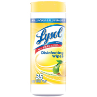Dual Action Disinfecting Wipes Lemon/Lime Blossom Scent 35 Count