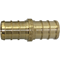 1/2 in PEX Barb Coupling Lead-Free DZR Brass