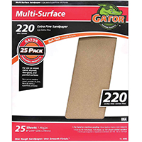 SANDPAPER AL OX 9X11IN 220GRT