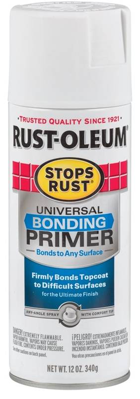Universal Bonding Primer Spray Flat White 12 oz