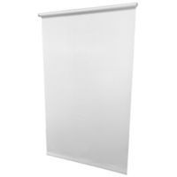 White Vinyl Roller Shade 55 in W x 78 in L 6 ga