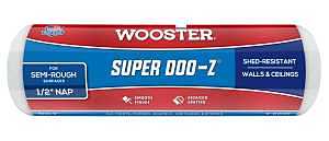 9 in x 1/2 in Nap Fabric Paint Roller Cover, White