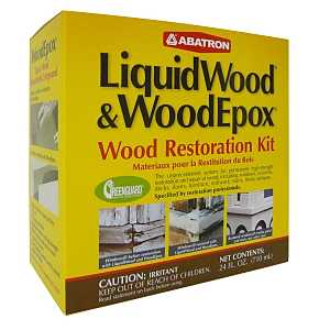 Wood Restoration Kit 24 oz Box for Wood Rot Repair