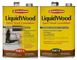 LiquidWood Epoxy Wood Consolidant 2 Gallon Kit