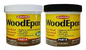 Epoxy Wood Putty Wood Restoration System, 12 oz