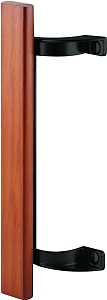 DOOR HANDLE PATIO WOOD/BLK